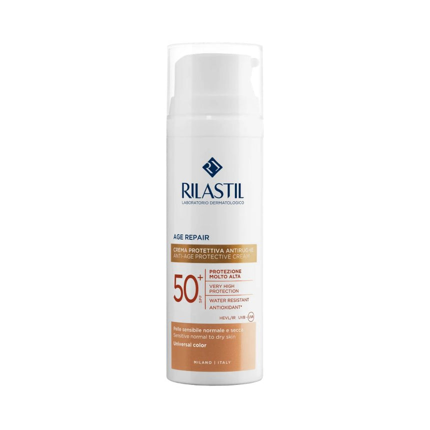 Fotoprotector Rilastil Age Repair SPF 50+ con Color 40 ml