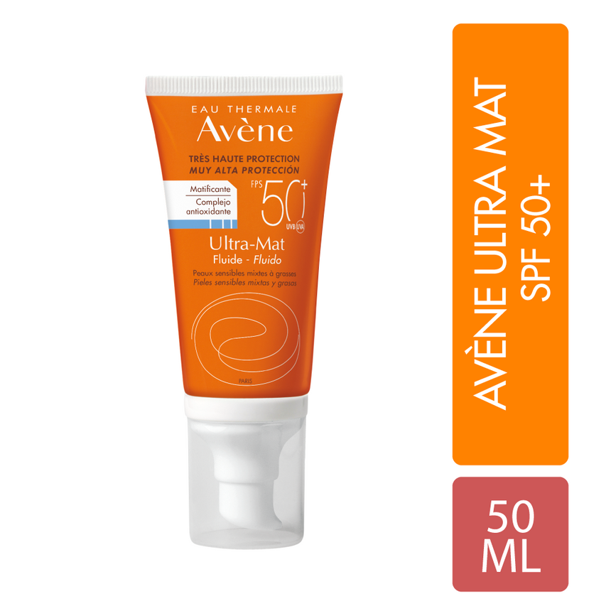 Avène Solar Mat Ultra 50+ 50 ml.