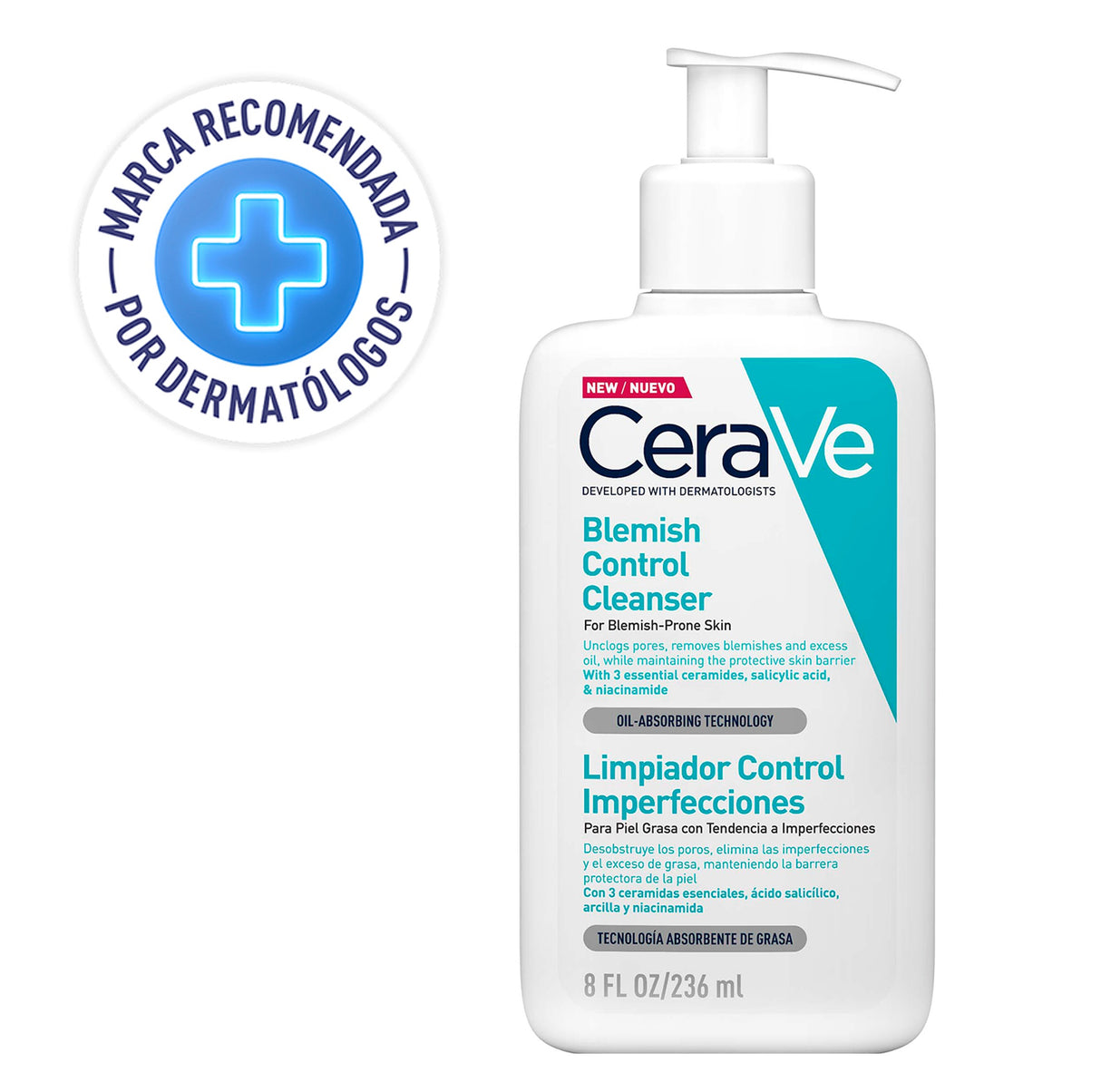 Cerave Blemish Control Cleanser 236 ml.