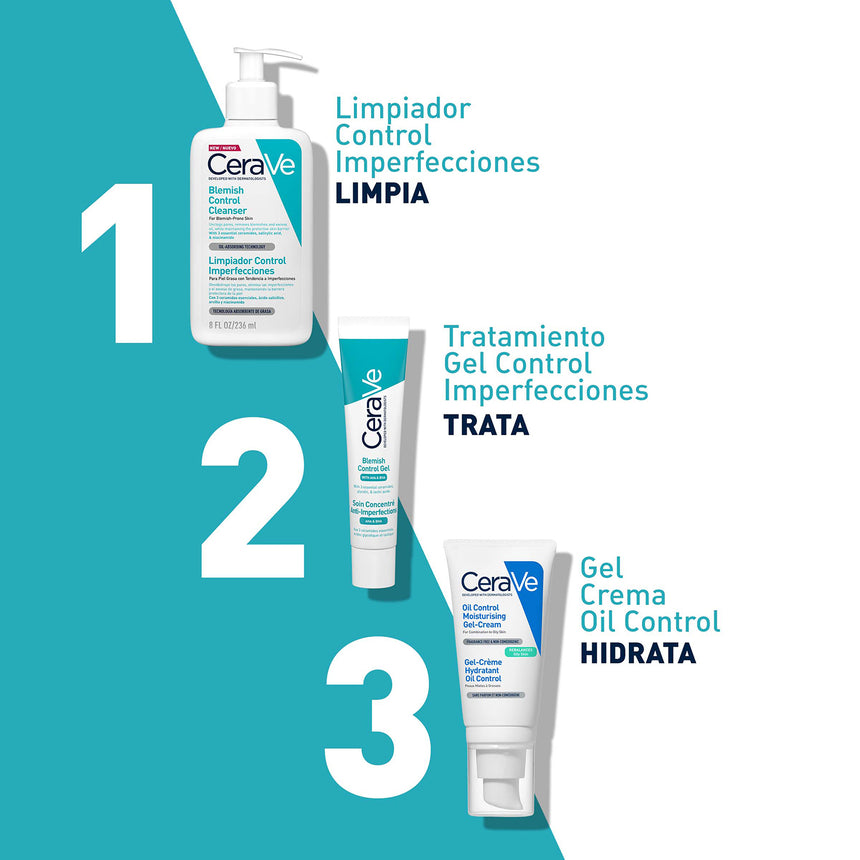 Limpiador CeraVe Blemish Control Anti Imperfecciones 437 ml