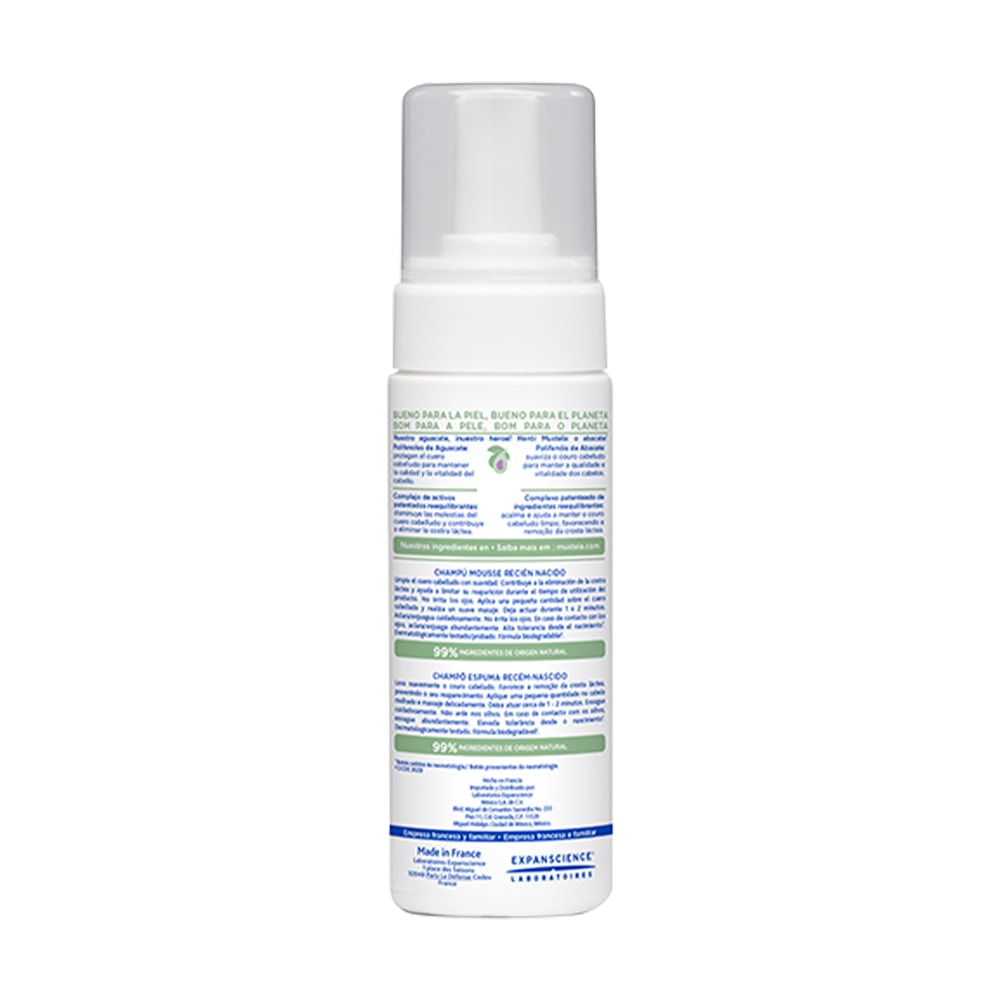 Mustela Shampoo Mousse Para Recién Nacido 150 ml.