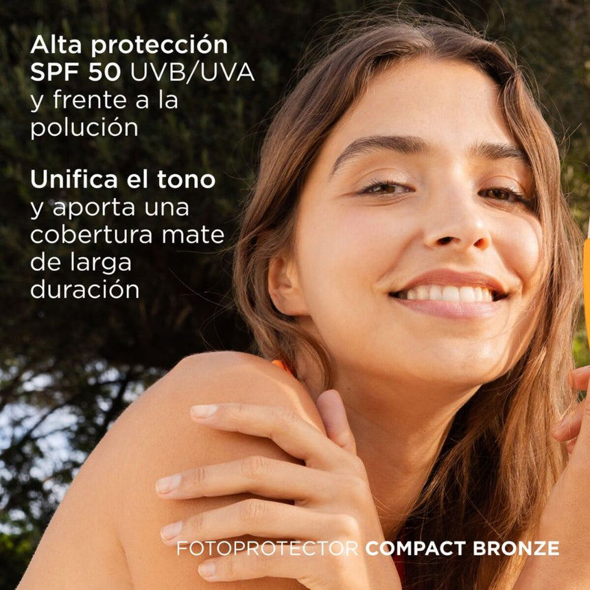 Fotoprotector Isdin Compacto Bronze SPF 50+ 10 g