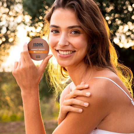 Fotoprotector Isdin Compacto Bronze SPF 50+ 10 g