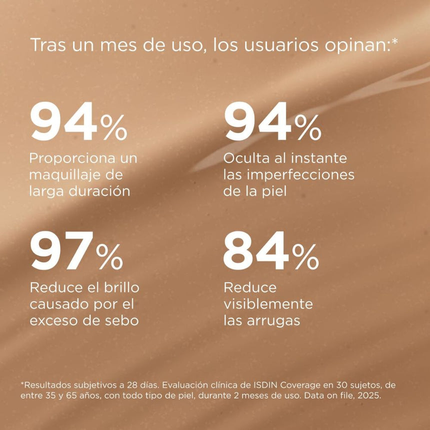 Base de maquillaje ISDIN Coverage SPF 50+ Golden 30 g