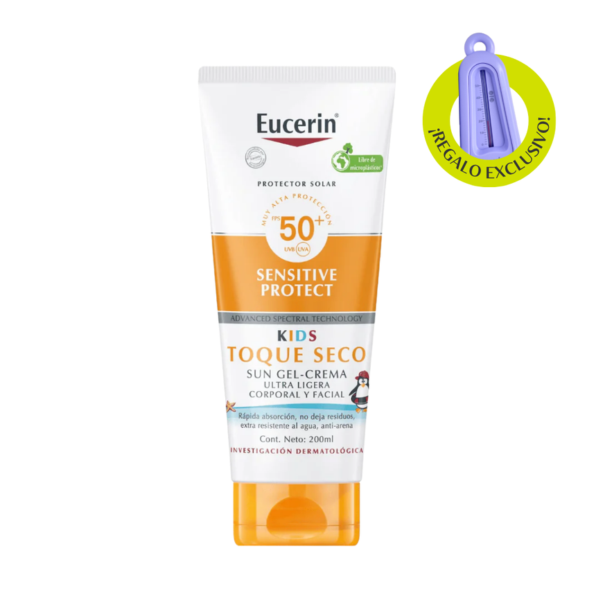 Eucerin Kids Sun Toque Seco Gel Crema FPS50+ 200 ml.