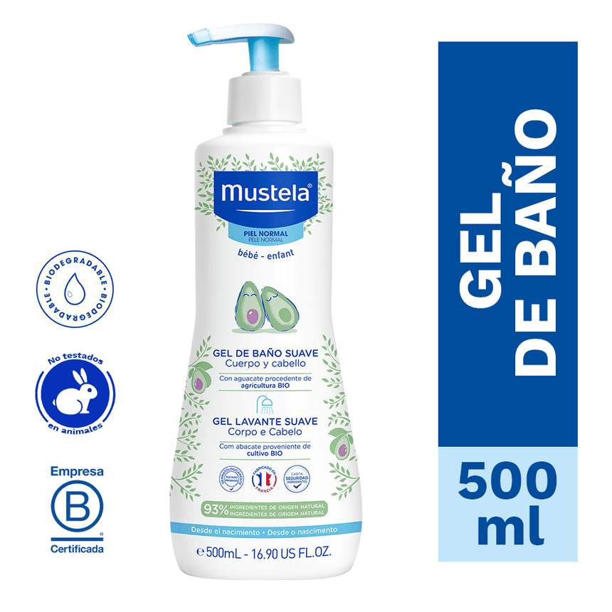 Mustela Gel de Baño Suave