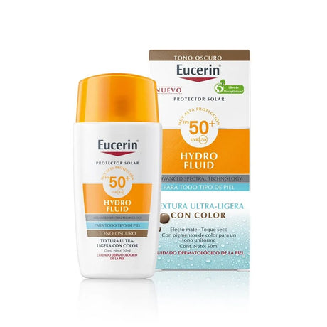 Fotoprotector Eucerin Sun Hydrofluid Color 50 ml