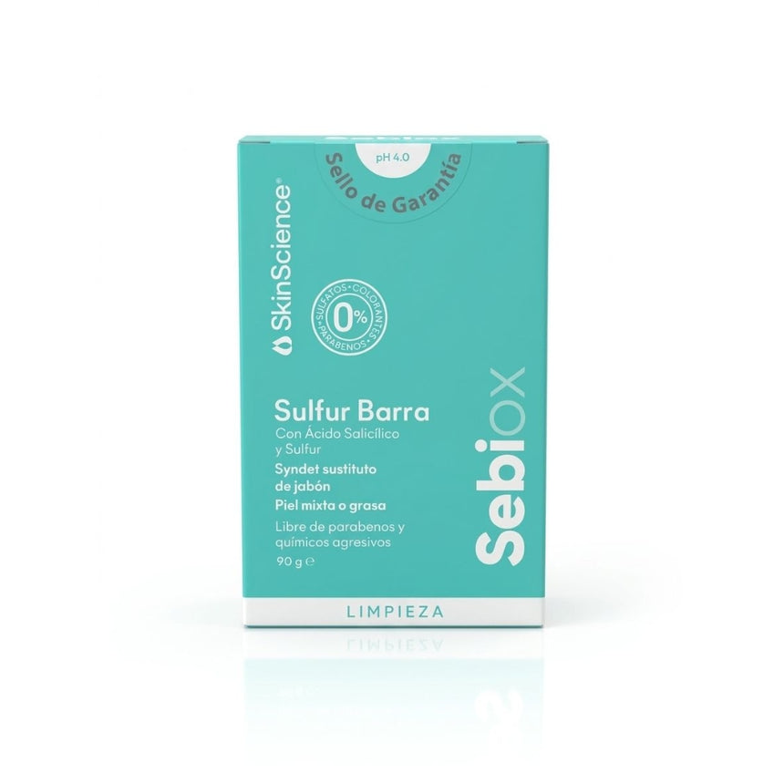 Barra Limpiadora SkinScience Sebiox Sulfur 90 g
