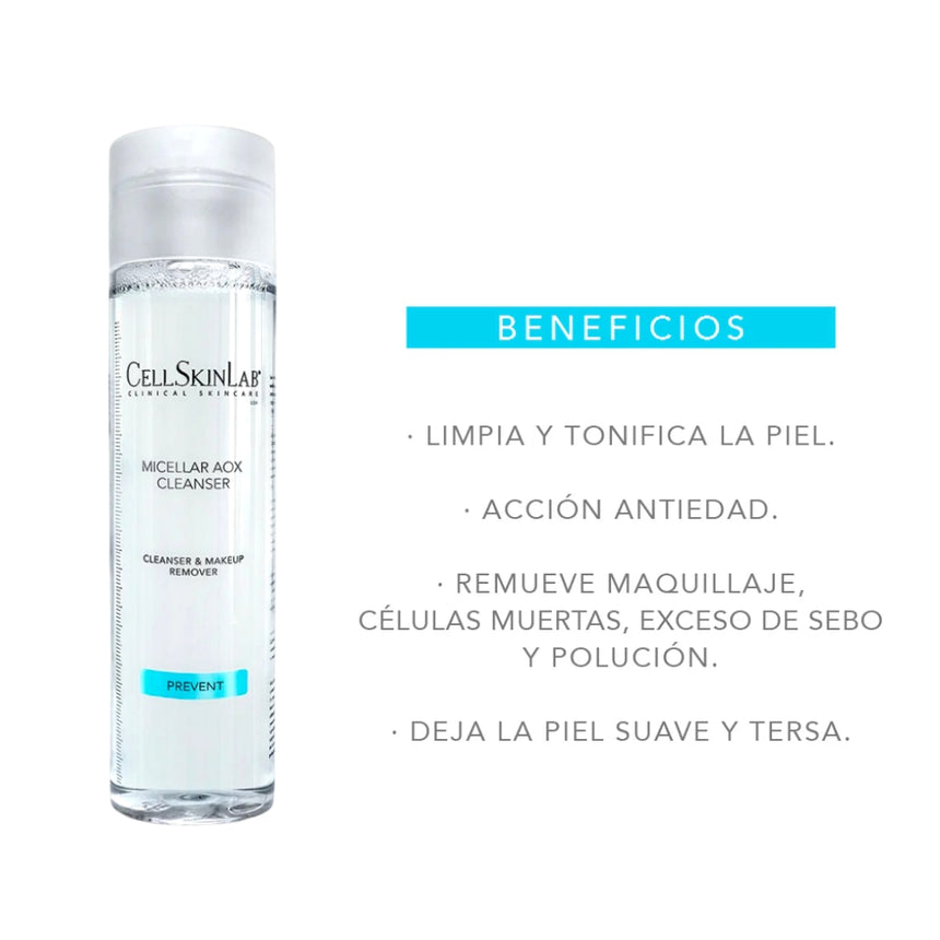 Limpiador CellSkinLab Micellar AOX 250 ml