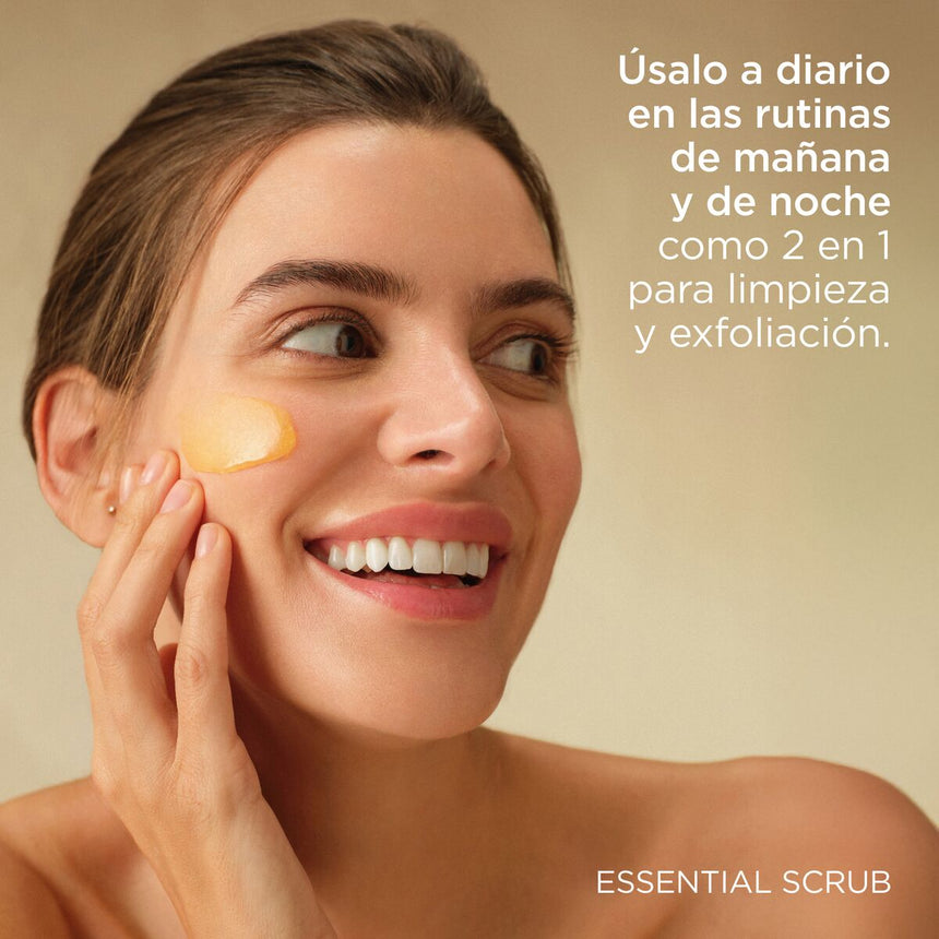 Gel Limpiador Isdin Essential Scrub con Partículas Exfoliantes 100ml
