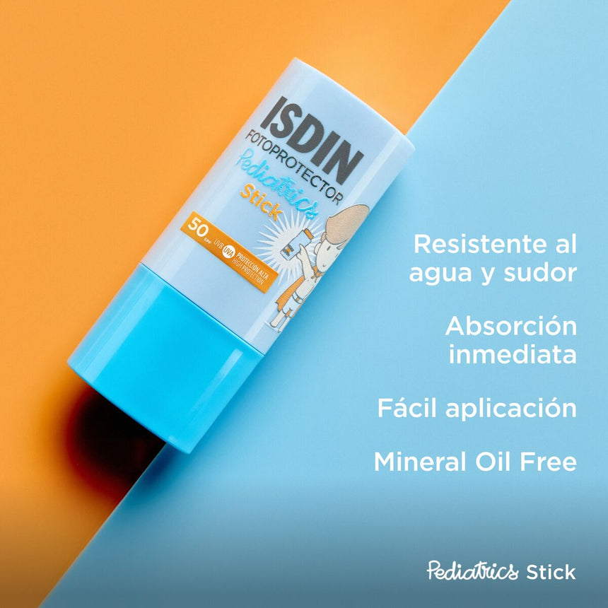 Fotoprotector Facial Isdin Pediatrics Stick SPF 50 para Niños y Bebés 20 g