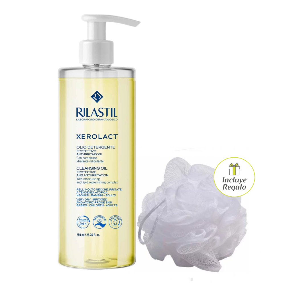 Rilastil Xerolact Limpiador Corporal en Aceite 750 ml.